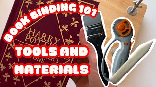 Bookbinding 101  Tools and Materials [upl. by Ennovahs]