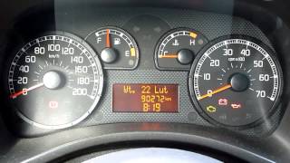 Fiat Panda 13 MultiJet Diesel 15C very cold start  HD 720p [upl. by Nueoras937]