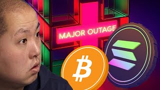 MAJOR Outage for Solana  Bitcoin Update [upl. by Kenimod]