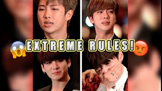 Extreme Rules BTS MEMBERS Had To 𝗚𝗼 𝗧𝗵𝗿𝗼𝘂𝗴𝗵 😟❌ 𝗕𝗶𝗴𝗛𝗶𝘁 𝗘𝗻𝘁𝗲𝗿𝘁𝗮𝗶𝗻𝗺𝗲𝗻𝘁’𝘀 𝗥𝘂𝗹𝗲𝘀 [upl. by Oigroeg]