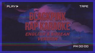 BLACKPINK RAP CHALLENGE  ENGLISH VERSION   BP GAME 2021 [upl. by Shina]