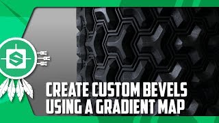 Using Gradient Maps to Create Custom Bevels in SUBSTANCE DESIGNER [upl. by Lund]