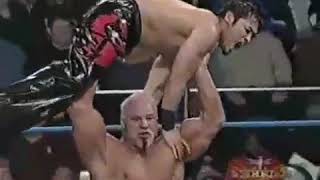 Scott Steiner vs 4 Cruiserweights WCW Nitro [upl. by Norrab]