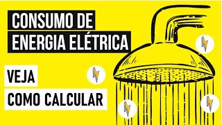 COMO CALCULAR O CONSUMO DE ENERGIA ELÉTRICA  Resumo de Física para o Enem [upl. by Gerty]