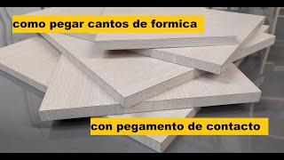 Curso completo Como cortar y pegar formica en las puertas de cocina [upl. by Ty]