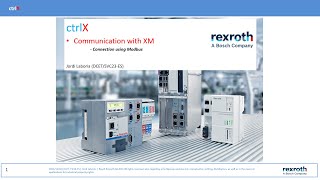 ctrlXCore Communication with XM using Modbus [upl. by Idyh802]