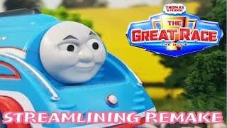 NO60The Great Race STREAMLINING  Thomas and friends remake  streamlined thomas  きかんしゃトーマス歌 [upl. by Ainomar195]