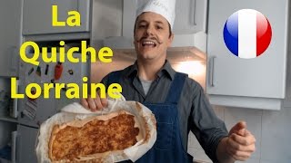 Apprendre le français en cuisinant La quiche lorraine [upl. by Oisinoid930]