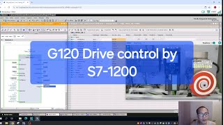 S71200 နဲ့ G120 Drive အသုံးပြုပြီး Motor မောင်းနှင်ပုံ Application Example [upl. by Zigmund]
