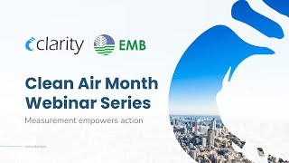 Air Quality Monitoring amp Air Sensors DENREMB amp Clarity Philippines Clean Air Month Webinar Series [upl. by Brittne]