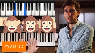 Cómo Tocar 🐵 quotLos Changuitosquot 🙊 En El Piano  Tutorial [upl. by Leff617]