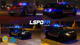 SPVM amp SQ Responding CODE 3 to a Shootout in Progress  Grand Theft Auto V LSPDFR [upl. by Eicnan780]