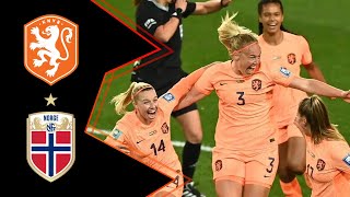 De eerste wedstrijd van het vrouwen WK😍  Nederland vs Noorwegen  World Cup [upl. by Inotna]