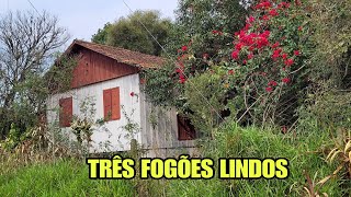 DEIXARAM TRÊS FOGÕES LINDOS E ANTIGOS NO SÍTIO LINDO ABANDONADO [upl. by Ttam]