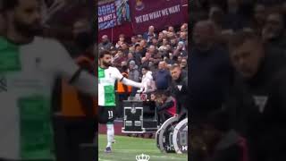 The pitchside microphones picked up the sound of the argument between Klopp and Salah [upl. by Atinomar164]