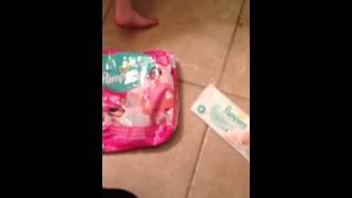 Pampers Easy Ups amp Pampers Sensitive Wipes Review [upl. by Arammahs821]