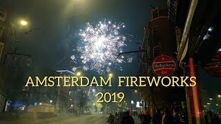 AMAZING AMSTERDAM FIREWORKS 2019  AMSTERDAM NEW YEAR CELEBRATION [upl. by Aicinad519]