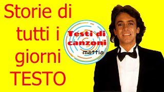 Riccardo FogliStorie di tutti i giorni testo in italiano SANREMO 1982 [upl. by Silliw688]