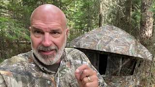 Mike Avery Reviews the NEW Primal Breeze Blind while Bear Hunting in Ontario [upl. by Blumenfeld653]