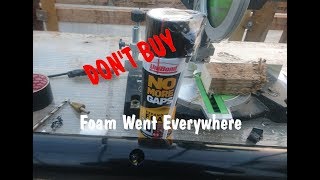 DONT BUY unibond no more gaps expanding foam crap [upl. by Richter]