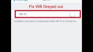 iPhone 4s WiFi not working or greyed out WiFi in setting Issue Fix Easy [upl. by Nikki]