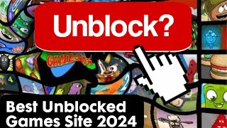 Best Unblocked Game Site for School 2024 WORKING [upl. by Valtin163]