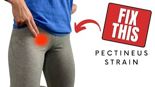 How To Stretch A Pectineus Muscle Strain For Pain Relief [upl. by Dumanian]