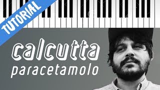 TUTORIAL Calcutta  Paracetamolo  Piano Tutorial con Synthesia [upl. by Neret]