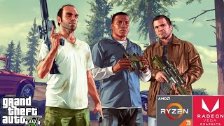 Grand Theft Auto V GAMEPLAY IN RYZEN 3 3250U 8GB RAM VEGA 3 GRAPHICS [upl. by Allecsirp579]