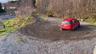 Saltire rally 2023 lunchtime at Ardgualich stage 9 [upl. by Ernald]