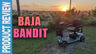 🕵🏽‍♂️2023 Baja Bandit Mobility Scooter Review BA140 [upl. by Jt]