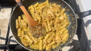 Creamy Chicken Pesto Pasta  Chicken Pesto Pasta Recipe  How to make Creamy Chicken Pesto Pasta [upl. by O'Malley]