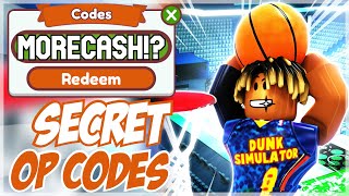 NEW 2022 🏀 Roblox Dunking Simulator Codes 🏀 ALL SEASON CODES [upl. by Latsyrk]