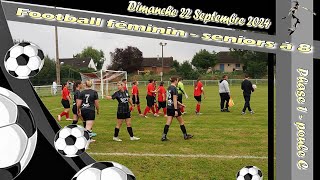 Football féminin seniors à 8  RC Salouël Saleux contre PoixBlangyCroixrault FC Dim22092024 [upl. by Fradin317]