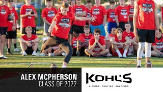 1 Ranked Kicker in America  Alex McPherson  Class of 2022 [upl. by Ynove]