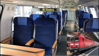 BR 143 mit Doppelstockwagen bei der SBahn Mitteldeutschland 2019 Mitfahrt S7  S9  Instagram [upl. by Aivirt]