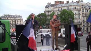 La Marseillaise chantée à la manifestation contre la loi Taubira [upl. by Eiduam]