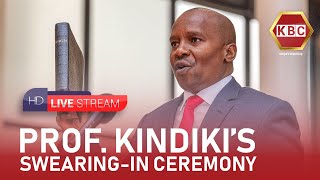 LIVE DP PROF KITHURE KINDIKI SWEARINGIN CEREMONY II 1st November 2024 II wwwkbccoke [upl. by Raffarty542]