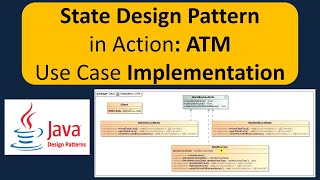 State Design Pattern in Action ATM Use Case Implementation [upl. by Naihtsirc]