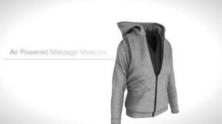 AiraWear  The Worlds First Massage Hoodie [upl. by Dorine830]