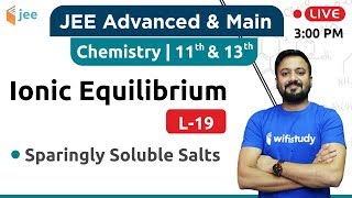 Sparingly Soluble Salts  Ionic Equilibrium L19  Chemistry by DN Sir  JEE AdvancedMain [upl. by Belldas]