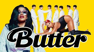 BTS 방탄소년단  Butter ft Cardi B Megan Thee Stallion Remix Video [upl. by Enaxor]