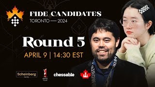 Round 5 FIDE Candidates amp Womens Candidates [upl. by Aitnauq]