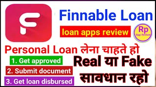 finnable loan app review  finnable loan kaise le  finnable loan apply kaise kare  finnable loan [upl. by Nillad]