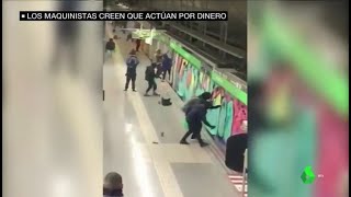 Amenazan agreden y actúan con impunidad el negocio de los grafiteros en el metro [upl. by Rogozen]