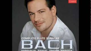 Emmanuel Pahud Bach Sonata in g minor 12 bwv 1020 [upl. by Yneffit]