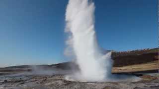 Geyser Strokkur on Iceland [upl. by Shurlock983]