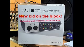 Universal Audio Volt 4 interface [upl. by Nodnek364]