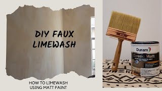 AFFORDABLE DIY FAUX LIMEWASH  EP2 EXTREME LIVING ROOM MAKEOVER  SOUTH AFRICAN YOUTUBER [upl. by Lugo402]