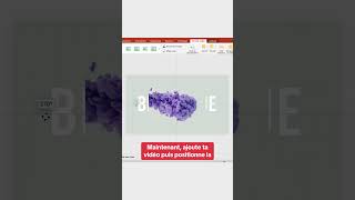 Comment créer une première diapositive sur PowerPoint tutopowerpoint diaporama [upl. by Ecyak]